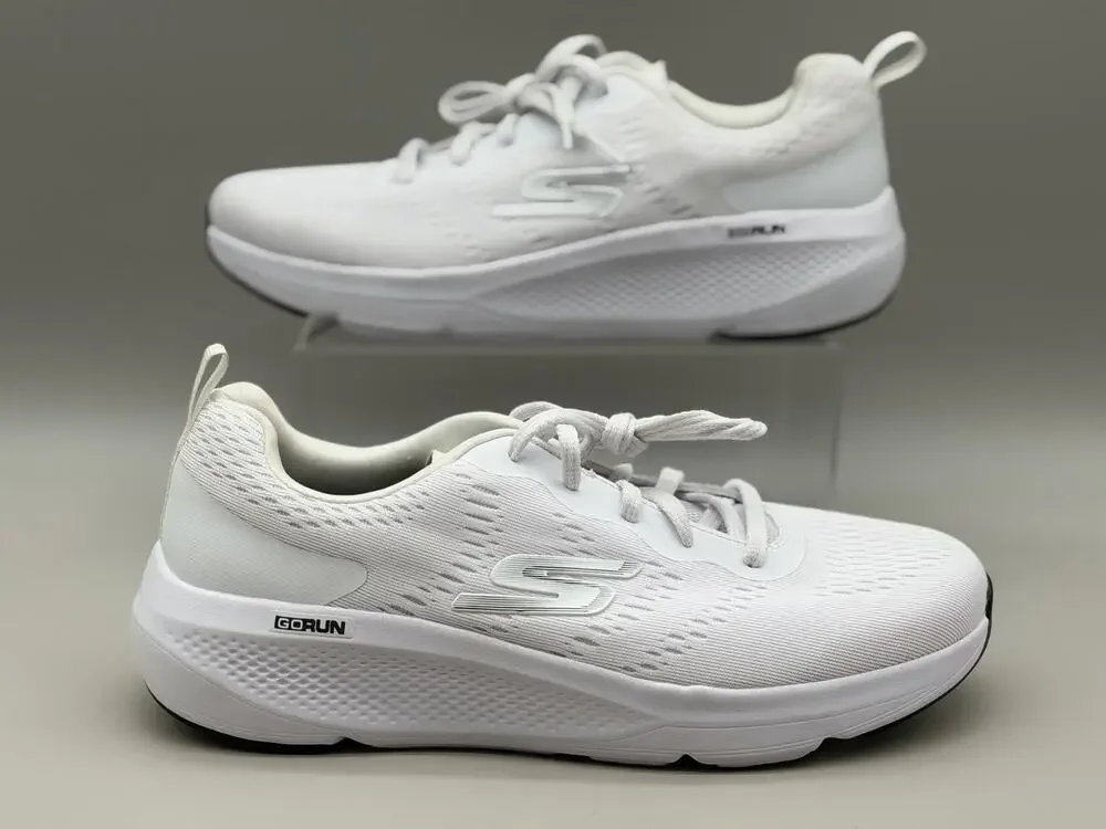 Skechers Go Run Elevate Womens Size 10 White Athletic Running Shoes Sneakers